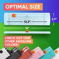 thumbnail image 3 of 12 Inch Paper Trimmer, A4 Size Paper Cutter With Automatic Security Safeguard For Coupon, Craft Paper And Photos (Green), 3 of 4