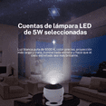 thumbnail image 4 of Proyector De Estrellas Cielo Estrellado Luz Nocturna Belug,  Blanco, 4 of 5