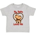 thumbnail image 3 of Inktastic My Nana Loves Me Monkey Boys or Girls Toddler T-Shirt, 3 of 5