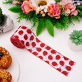 thumbnail image 2 of Yoyauz 5 Yard Summer Ribbon Polka Dot Fabric Ribbon Vertical Stripe Craft Ribbon Decoration Ribbon DIY For Packaging, Party Decoration, Bow Hair Accessories, Handmade & Sewing (Ladybug), 2 of 9