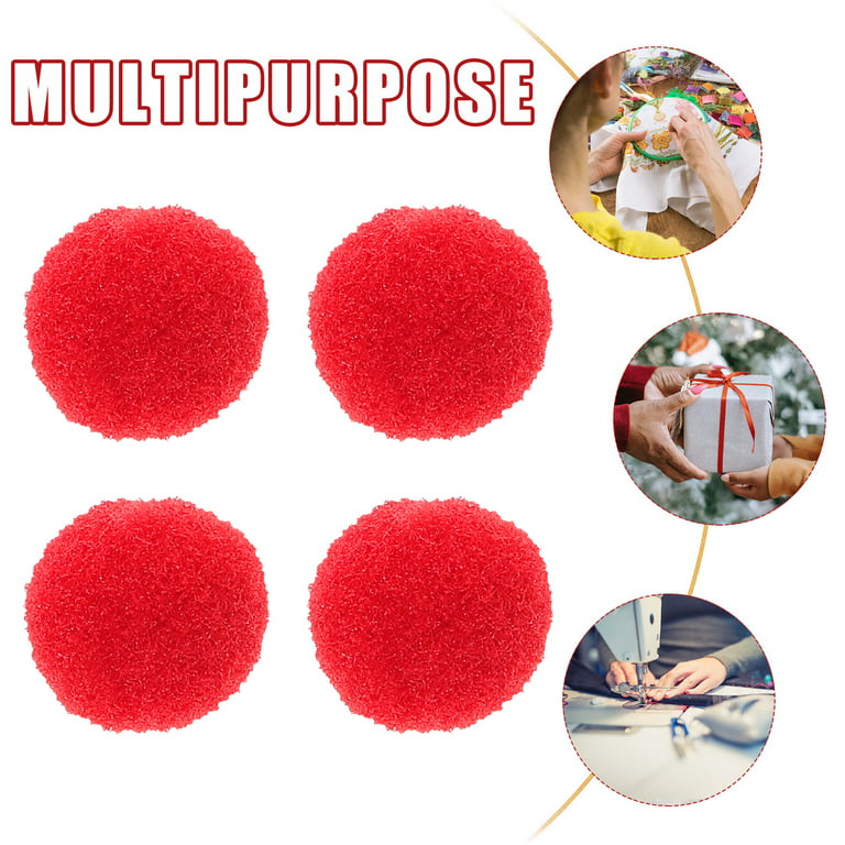 250pcs Multi-use Pompom Balls Diy Crafts Pom Poms Diy Arts Red Pom Pom  Balls 
