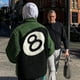 thumbnail image 2 of STUSSY 2023 Autumn Winter New Style Black 0.4kg Sides Wear Lamb Wool Couple Cotton Padded Jacket Men Women, 2 of 4