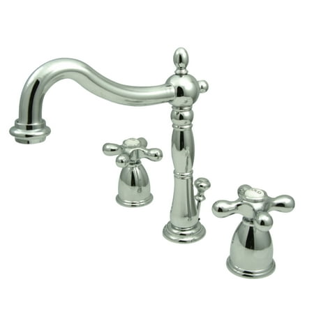 UPC 663370011931 product image for Kingston Brass KB1971AX Heritage Widespread Bathroom Faucet with Plastic Pop-Up  | upcitemdb.com