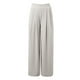 thumbnail image 5 of Pantalones palazzo anchos de color liso para mujer: cintura alta con cinturilla elástica, poliéster y spandex, pantalones largos informales con bolsillos laterales., 5 of 7