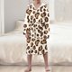 thumbnail image 5 of Ropa de cama Ropa infantil Albornoz grueso con capucha alargado Pijamas de terciopelo para niñas Camisón de poliéster para niñas, 5 of 7