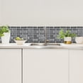 thumbnail image 2 of 3D Self-Adhesive PVC Mosaic Tile Stickers, 13 Color Options, Lifelike Brick Pattern, Waterproof & Oilproof, Easy DIY Installation for Kitchen/Bathroom Wall Decoration, 30x30cm (11.81x11.81in) - 512, 2 of 6