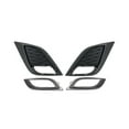 thumbnail image 1 of 1pair Car Front Bumper Fog Light Grille Fog Lamp Grill Cover With Chrome Frame For 3 2010 2011, 1 of 1