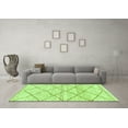 thumbnail image 3 of Ahgly Company Indoor Square Solid Green Modern Area Rugs, 4' Square, 3 of 4