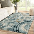 thumbnail image 4 of Luxe Weavers Modern Abstract Circle Blue 8x10 Area Rug, 4 of 6