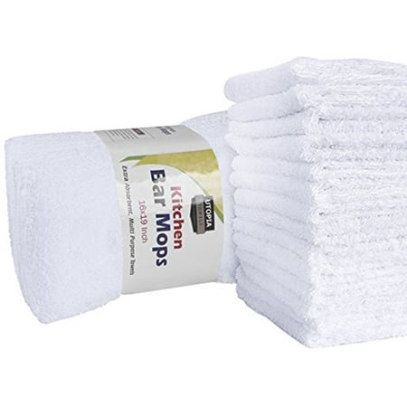 Utopia Towels Kitchen Bar Mop Cleaning 12 Pack 16 X 19 Inch Utopia Towels Kitchen Bar Mop Cleaning 12 Pack 16 X 19 Inch