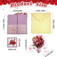 thumbnail image 3 of Music Light Flower Mother's Day Card – Souew Musical 3D Pop-Up Greeting Card with LED Lights, Floral Design for Mom, Interactive Gift Box Card, 3 of 5