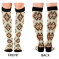 thumbnail image 4 of FORMRS Womens Knee High Socks Casual Long Thick Travel Daily Wear, 1 Pair, Geometric Designs, 4 of 6