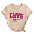 thumbnail image 2 of Pntutb T-Shirts à Manches Courtes pour Femmes T-Shirt Imprimé Jour de Pâques Mode Confortable Blouses Féminines tops Rollbacks, 2 of 3