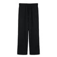 thumbnail image 1 of IDALL Lounge Pants Women Business Casual Pants Ladies' Fashionable And Simple Spring And Versatile Drawstring Casual Pants Wide Leg Pants Woman Summer Pants Black M, 1 of 3