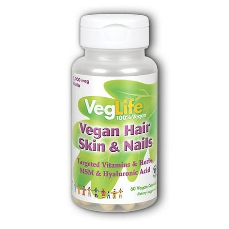 Vegan Hair,Skin & Nails VegLife 60 VCaps