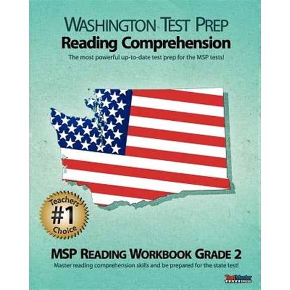 Pre-Owned Washington Test Prep Reading Comprehension Msp Reading Workbook Grade 2 : Aligned to the Grade 2 Common Core Standards