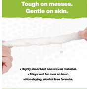 Crocodile Cloth Large Garage Cleaning Wipes, 90 Count, 10x15 Inches, For Interior & Degreasing