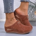 thumbnail image 2 of Dakaela Women's Wedge Clogs Hollow out Slip on Mules Shoes with Arch Support Backless Indoor Outdoor Slippers Summer Beach Walking Sandals Size 6-10, 2 of 8