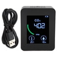 thumbnail image 1 of ZN‑2CO1TB 3 en 1 Monitor de calidad del aire Almacenamiento de datos Bluetooth Detector de CO2 portátil inteligente de alta precisión Negro, 1 of 9