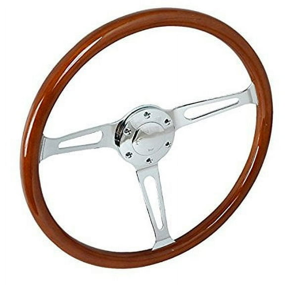 Spec-D Tuning SW-W-112 Steering Wheel (Wooden)
