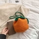 thumbnail image 5 of 7807 Bolso Cruzado Un Hombro para Mujer Lana Naranja Feo Tejido A Mano Con Nicho (naranja) Naranja, 5 of 9