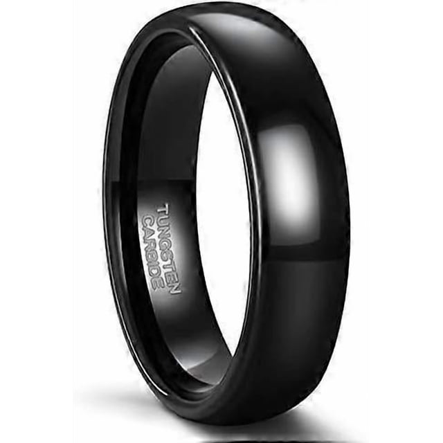 2mm 4mm 6mm Tungsten Wedding Bands Ring for Women Men Rose Gold/Silver/Gold/Black Polished Slim Engagement Promise Rings Comfort Fit Size 4-13