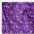 thumbnail image 4 of Soimoi Purple Velvet Fabric Triangle Art Geometric Fabric Prints By Yard 58 Inch Wide, 4 of 5