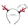 thumbnail image 3 of Wovilon Christmas Ornaments Christmas Red Deer Antlers Headband For Girls And Children Cute Hair Accessories Forest Deer Headband Accessories Adult Hair Accessories, 3 of 4
