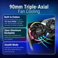 thumbnail image 6 of PNY NVIDIA GeForce RTX™ 5060 Ti Epic-X™ ARGB OC Triple Fan, Graphics Card 8GB GDDR7, SFF-Ready, 6 of 21