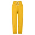 thumbnail image 6 of hotojiny Womens Plus Size Casual Pants Lounge Lightweight Tapered Pants Casual High Waisted Solid Color Trousers, 6 of 6