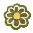thumbnail image 2 of MMJ Bathroom Rugs Flower Shape Soft Absorbent Antiskid Bath Mat for Bathroom Floor Door 31.5x31.5in, 2 of 6