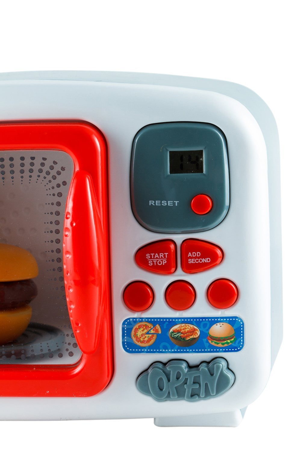 Pretend Play Toy Microwave For Kids With Food Electronic Kitchen Toys Walmart Com Walmart Com