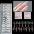 thumbnail image 3 of ROZYARD 240 Pcs Short Oval Shaped Half Cover Nail Tips Round False Nail Tips for Nails, 3 of 18