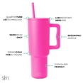 thumbnail image 5 of Simple Modern 40 fl oz Insulated Stainless Steel Trek Tumbler with Straw Lid | Raspberry Vibes, 5 of 8