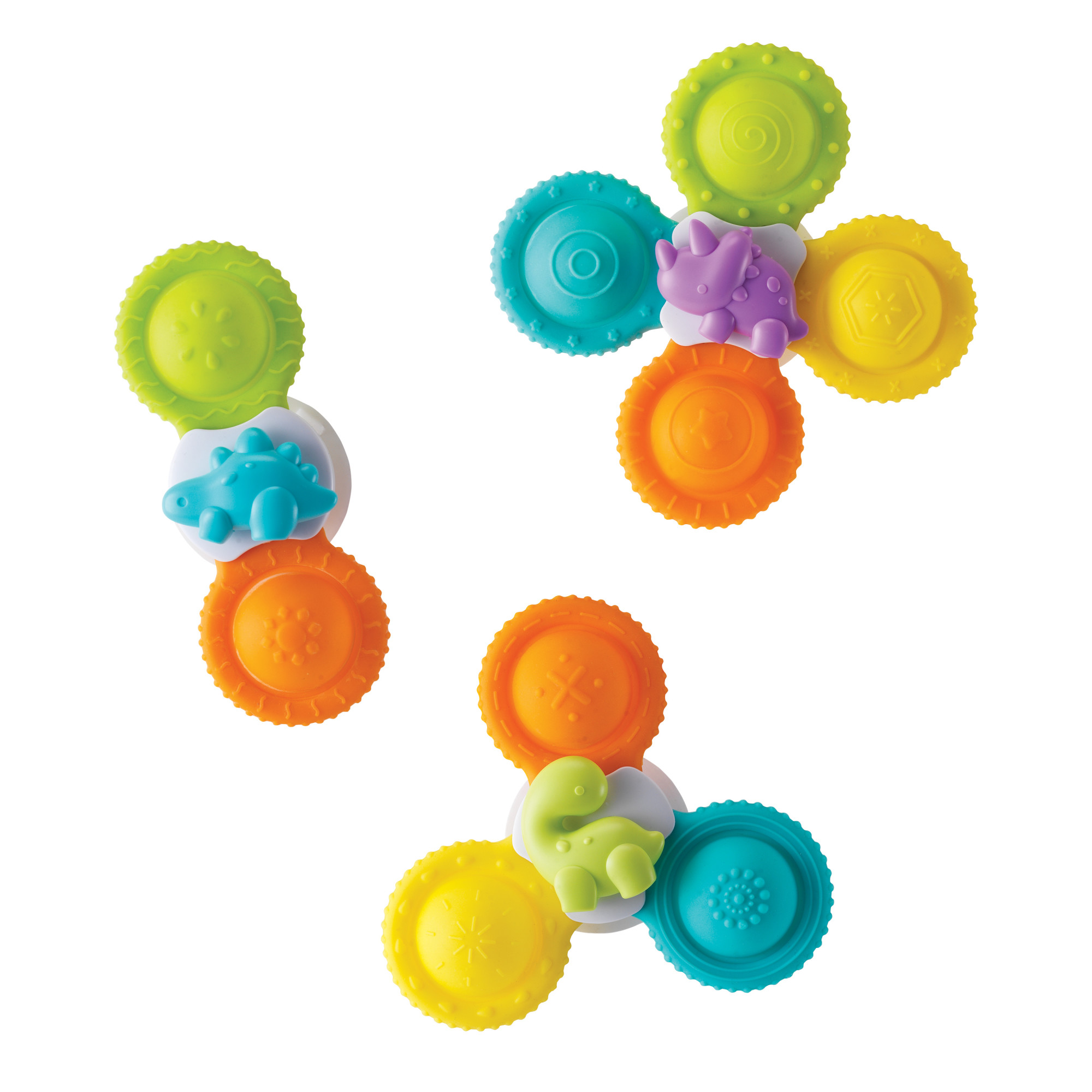 Infantino Silicone Bath Pop Spinners 3-Pack photo 1