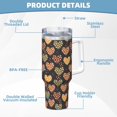 thumbnail image 5 of Bingfone Heart for 40 Oz Stainless Steel Travel Mug Double Wall Water Coffee Cup for Home,Office, Outdoor Works Great for Ice Drinks and Hot Beverage, 5 of 8