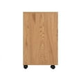 thumbnail image 3 of Naomi Home Polling 5-Drawer Dresser with Wheels for Adults, Natural Wood Finish, Supports up to 180 lbs, 3 of 11