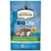 Rachael Ray Nutrish Big Life Dry Dog Food for Big Dogs, Savory Chicken, Veggies & Barley Recipe, 28 lb Bag