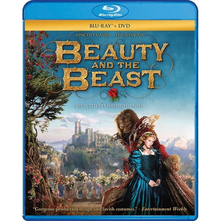 SDS, Blu-ray Movie, Beauty and the Beast, Includes Bonus DVD
