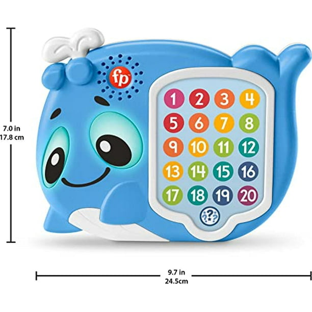 Loutre A à Z Linkimals de Fisher-Price, jouet interactif avec clavier pour  bébé 