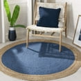 thumbnail image 2 of Jaipur Art And Craft braided 60x60 CM (2 x 2 Square feet)(23.40 x 23.40 Inch)Multicolor Round Jute AreaRug Carpet throw, 2 of 4