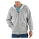 thumbnail image 1 of Sudadera Carhartt, holgada, de peso medio, con cierre completo, gris jaspeado, 1 of 2