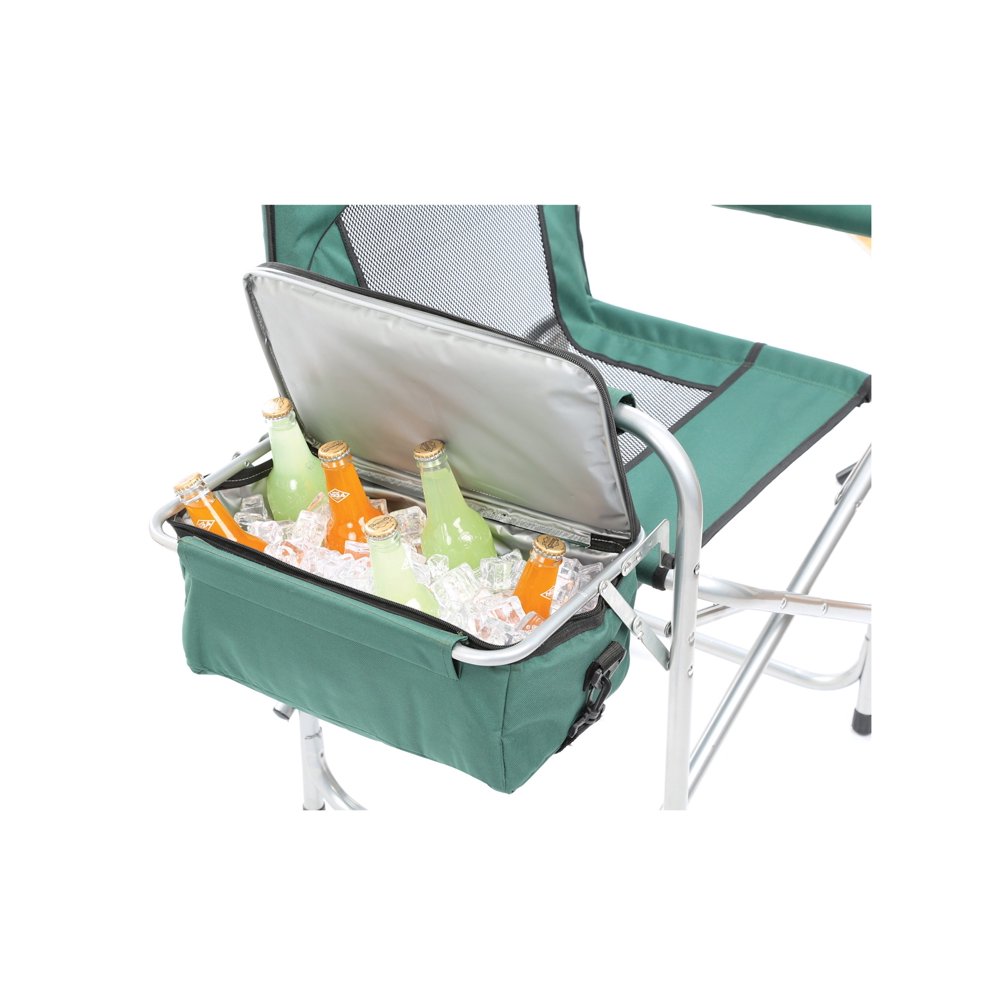 Etna Portable Steel Folding Camping Chair with Cooler Bag Outdoor