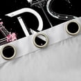 thumbnail image 4 of Homewish Pink Loves Pattern Black Out Curtains,Paris Eiffel Rower Curtains Pack of 2 (42x63 Each),Romantic Valentine'S Day Bedroom Curtains For Girl,Microfiber Bedroom Decor, 4 of 6