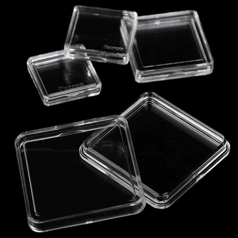 JETTINGBUY 8PCS Hexagon Protector Containers Case For Token Collection Board  Game Boxes 