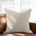 thumbnail image 5 of Throw Pillow Covers 16x16 Inch, Abstract Polka Dot Decorative Pillow Cases for Couch Sofa Bed, Geometric Dotted Stripes Modern Cream Cotton Linen Square Home Decor Pillowcases with Hidden Zipper, 5 of 9