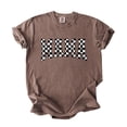 thumbnail image 4 of Trendy Checker Mama Shirt for Women White & Black Check Design Graphic Tee for Mom Espresso Shirt Adult Small, 4 of 4
