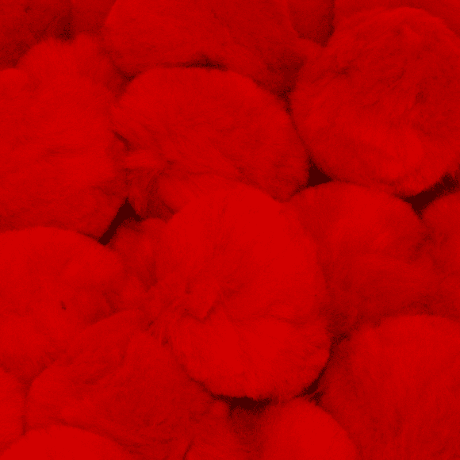 Lot of 3 100pcs Pompoms 5mm Soft Plush DIY Scorin Crafts Pom Poms RED