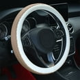 thumbnail image 4 of Premium Leather Car Steering Wheel Cover - Stylish, Non-Slip Grip, Easy Installation, 4 of 7