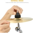 thumbnail image 3 of HUGFEGWE 10 Inch Brass Cymbal Replacement Crash Cymbals Ride Drum Cymbal Instrument Cymbal Percussion Accessories Drum Kit for Beginner Player Percussion (Golden) UA824-5396, 3 of 9